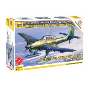 Zvezda Ju-87 Stuka w/Ski repülő makett