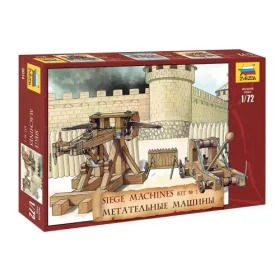 Zvezda - 1:72 Seige Machines Kit No.1 harcjármű makett