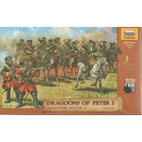 Zvezda - Dragoons of Peter the Great figura makett