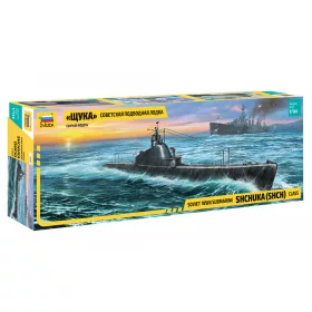   Zvezda - Shchuka Class Russian Submarine WWII tengeralattjáró makett